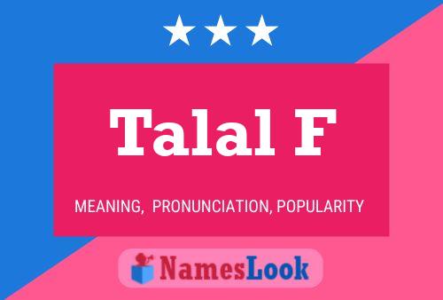 Постер имени Talal F