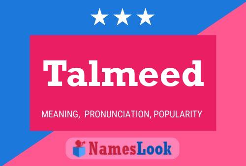 Постер имени Talmeed