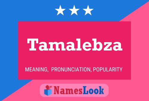 Постер имени Tamalebza