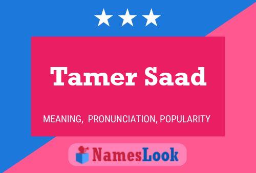 Постер имени Tamer Saad