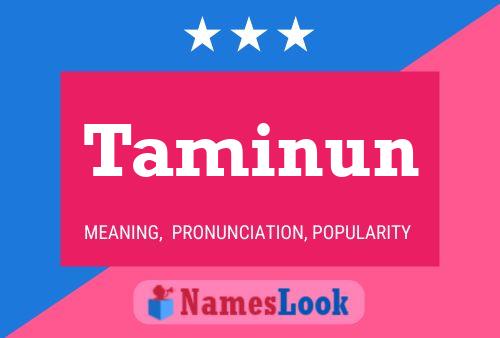 Постер имени Taminun