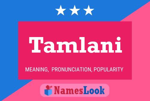 Постер имени Tamlani