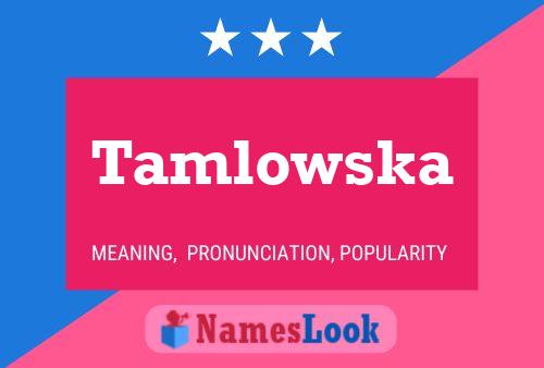 Постер имени Tamlowska