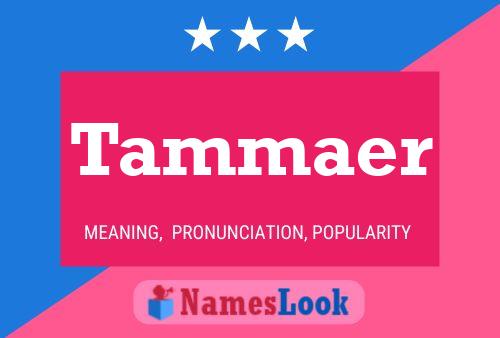 Постер имени Tammaer