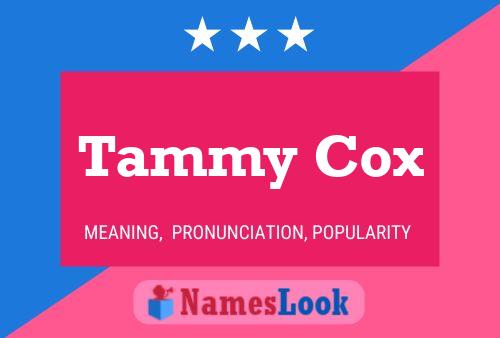 Постер имени Tammy Cox