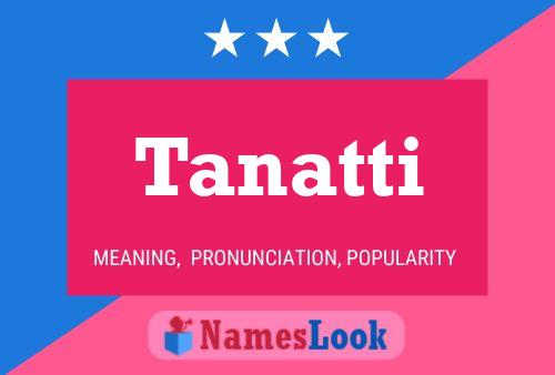 Постер имени Tanatti