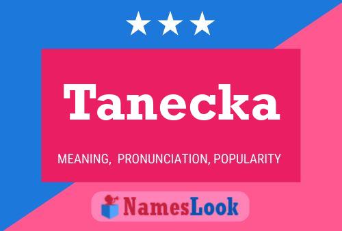 Постер имени Tanecka