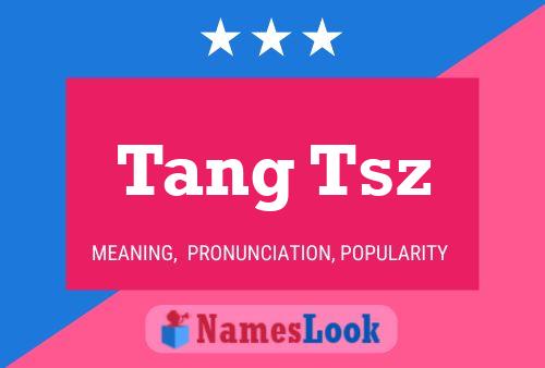 Постер имени Tang Tsz