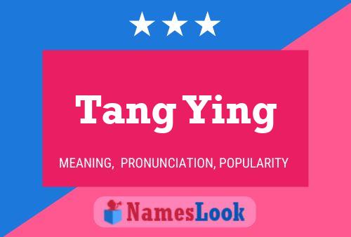 Постер имени Tang Ying