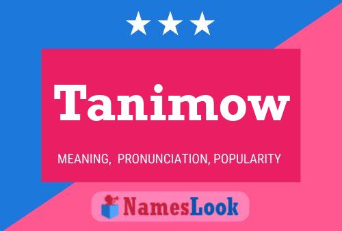 Постер имени Tanimow