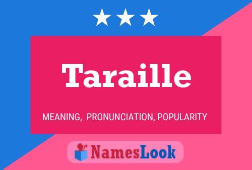 Постер имени Taraille