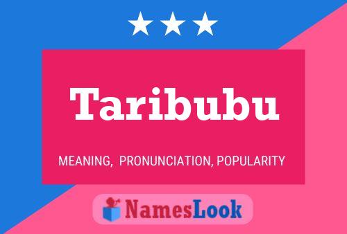 Постер имени Taribubu