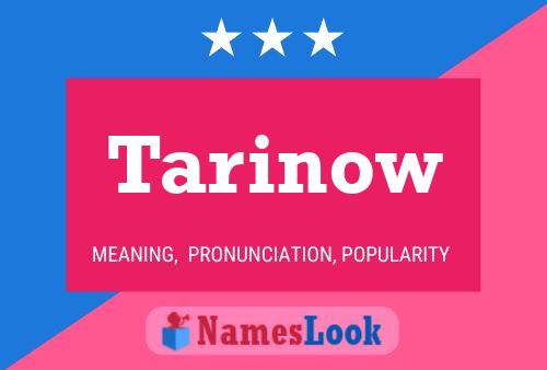 Постер имени Tarinow