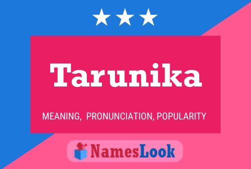 Постер имени Tarunika