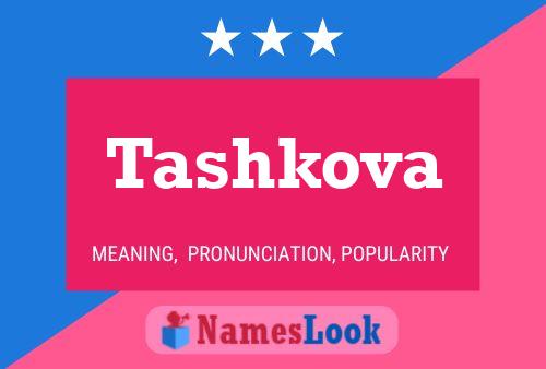 Постер имени Tashkova