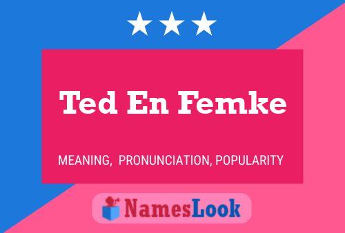 Постер имени Ted En Femke