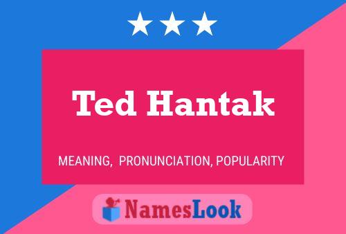 Постер имени Ted Hantak