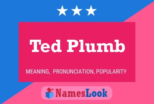 Постер имени Ted Plumb