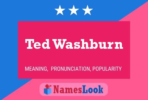 Постер имени Ted Washburn