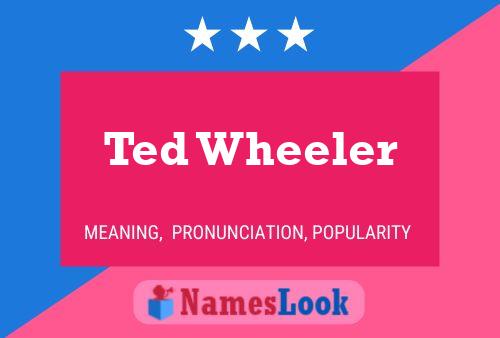 Постер имени Ted Wheeler