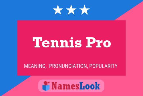 Постер имени Tennis Pro