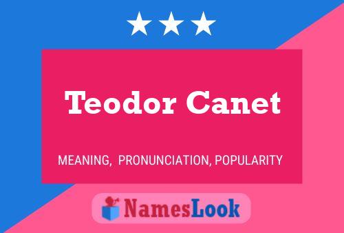 Постер имени Teodor Canet