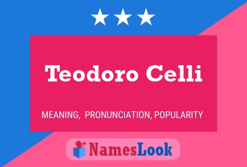 Постер имени Teodoro Celli