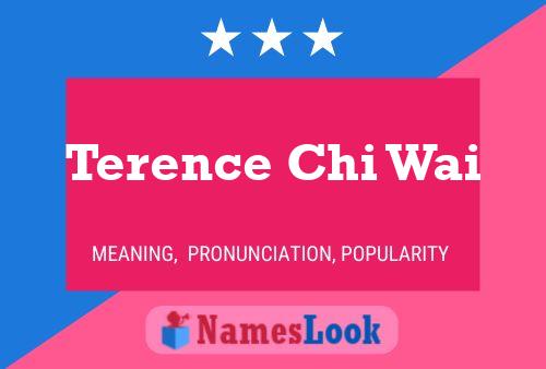 Постер имени Terence Chi Wai