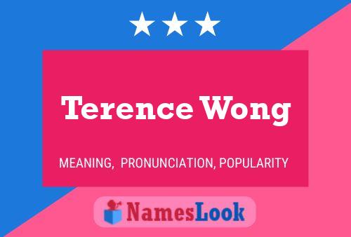 Постер имени Terence Wong