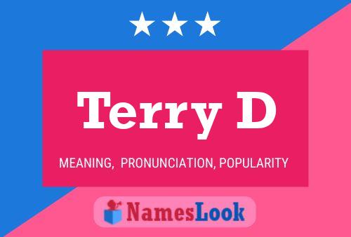 Постер имени Terry D