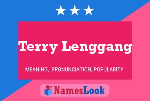 Постер имени Terry Lenggang