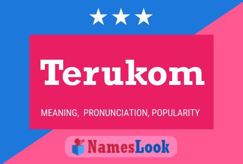 Постер имени Terukom