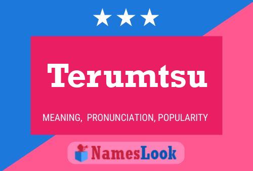 Постер имени Terumtsu