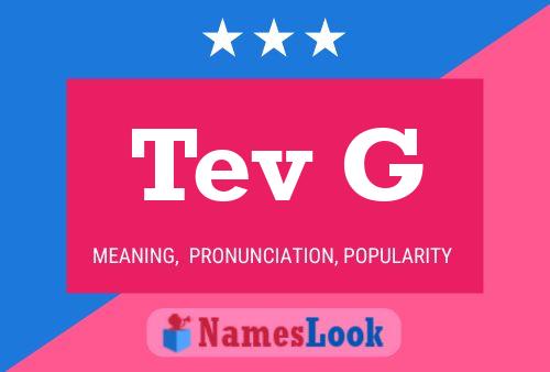 Постер имени Tev G