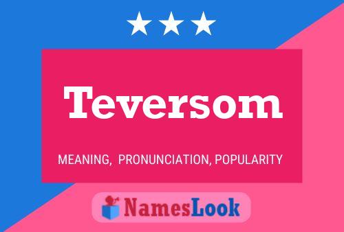 Постер имени Teversom