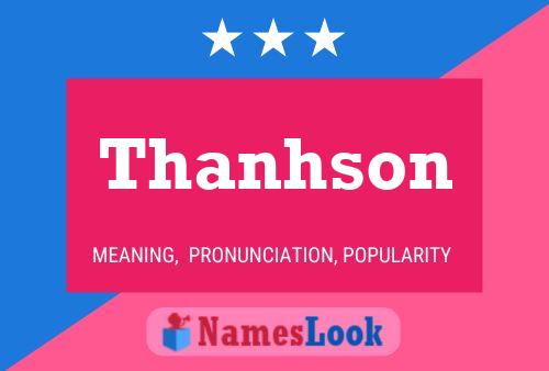 Постер имени Thanhson