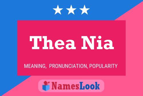 Постер имени Thea Nia