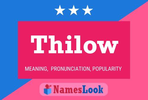 Постер имени Thilow