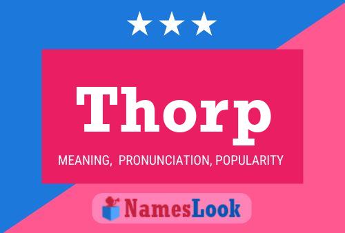 Постер имени Thorp