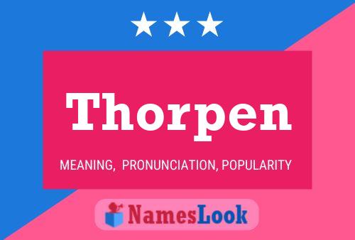 Постер имени Thorpen