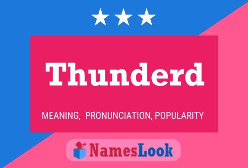 Постер имени Thunderd