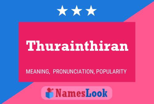 Постер имени Thurainthiran