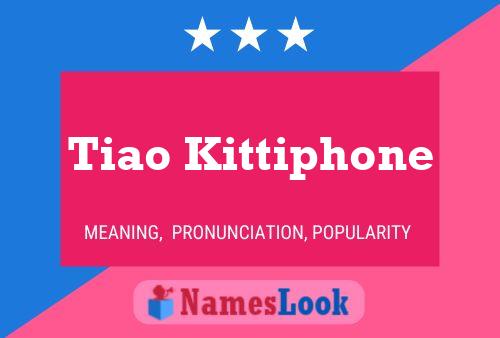 Постер имени Tiao Kittiphone