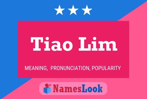 Постер имени Tiao Lim