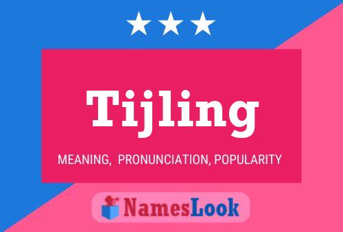 Постер имени Tijling