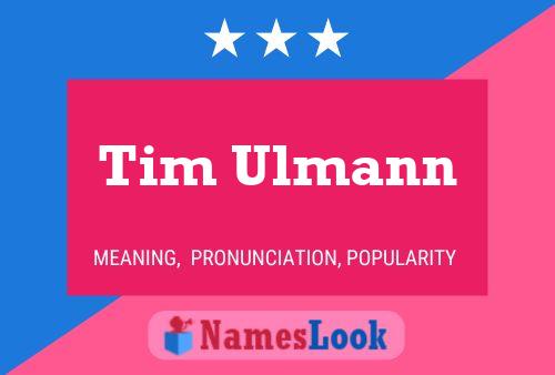 Постер имени Tim Ulmann