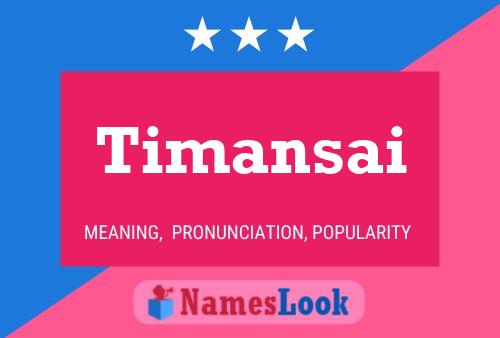 Постер имени Timansai