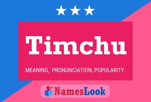 Постер имени Timchu