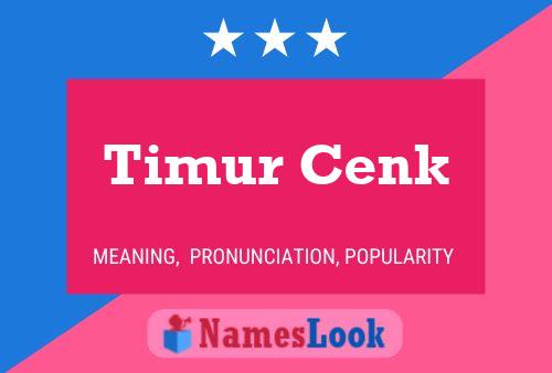 Постер имени Timur Cenk