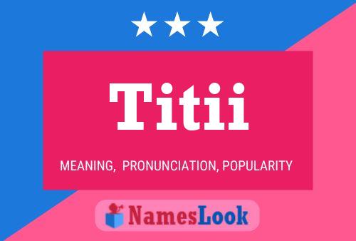 Постер имени Titii